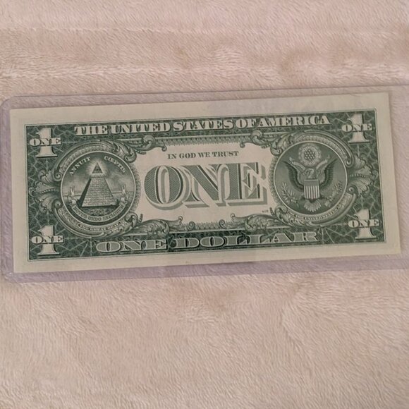 O1 1957A $1 SILVER CERTIFICATE - Picture 2 of 2